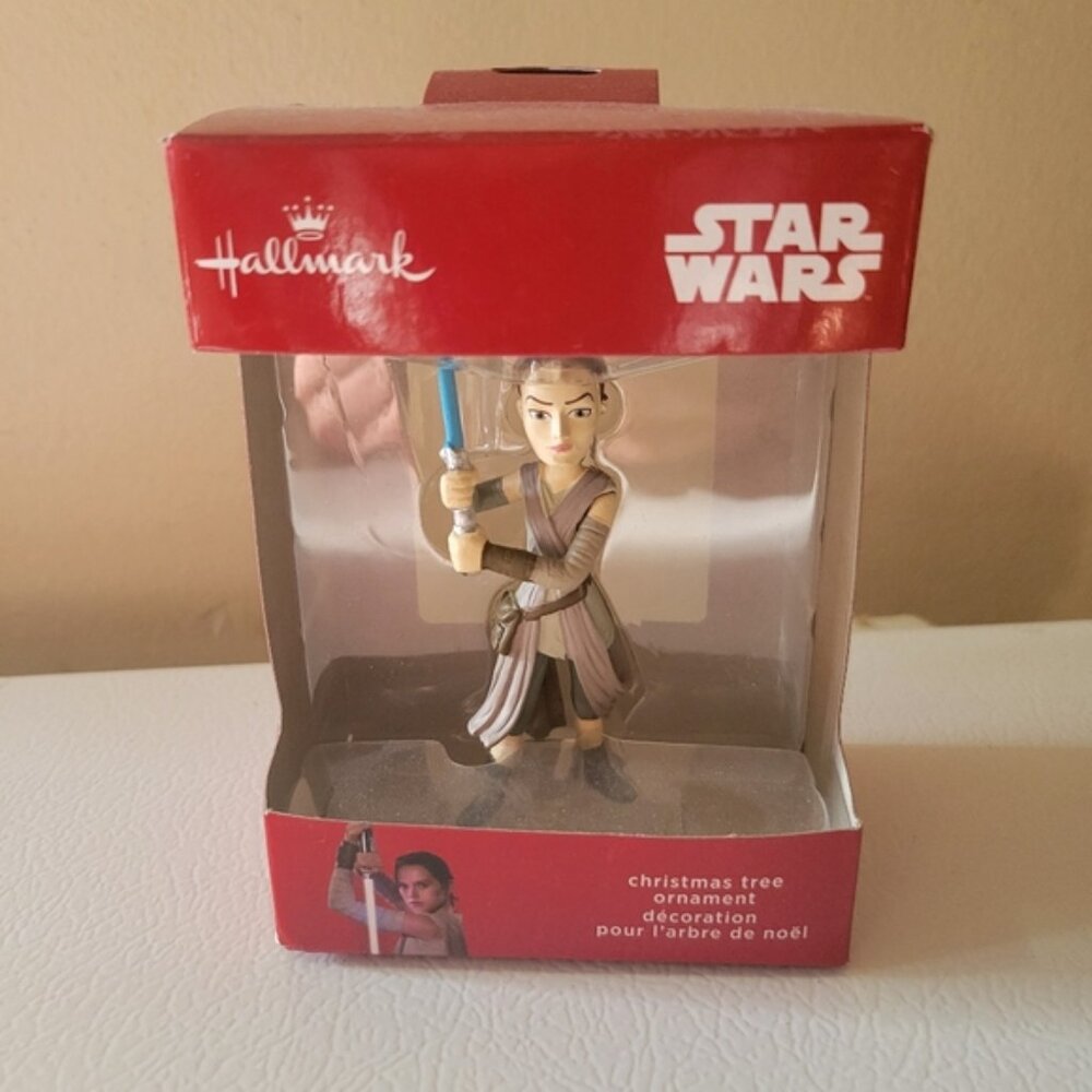 Hallmark Star Wars Rey Christmas Ornament NIB